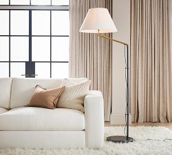 Reese Metal Adjustable Sectional Floor Lamp (74")