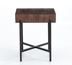 Fargo Rectangular Reclaimed Wood End Table
