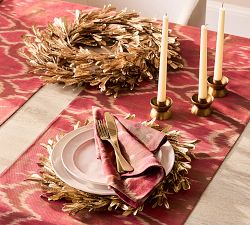 Olive Leaf Charger Plates - Set of 4