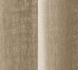 Open Box: Emery Linen Grommet Light Filtering Curtain