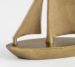 Brass Sailboat Object