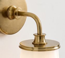 Hayes Alabaster Single Sconce (11")