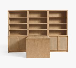 Marina Peninsula Desk with Storage (108")