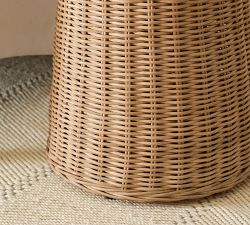 Heritage Round Woven Side Table (18")