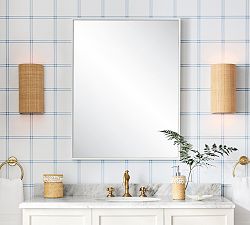 Linden Rectangular Wood Mirror