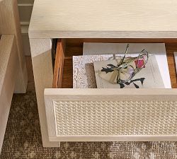 Marina Cane Nightstand (32")