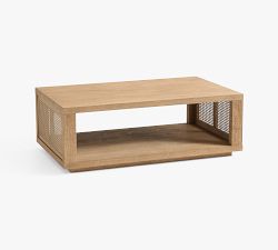 Marina Rectangular Cane Coffee Table (46")