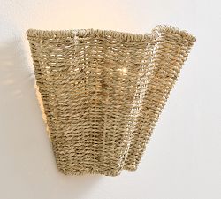 Raya Woven Sconce (9")
