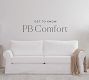 Video 1 for PB Comfort Square Arm Slipcovered Sofa (62"-118")