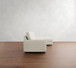 PB Comfort Square Arm Chaise Sleeper Sectional (108")