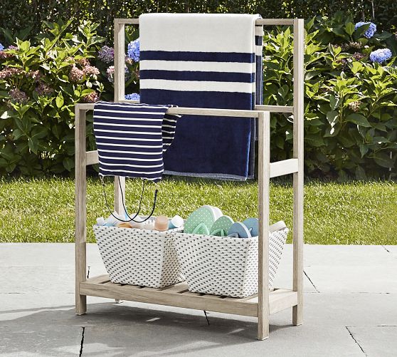 Indio Outdoor Towel Rack (30")