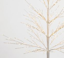 Lit Twinkling Twig Tree