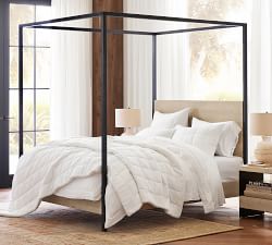 Cayman Metal Canopy Bed