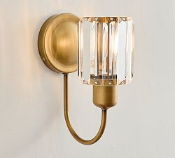 Holmes Crystal Single Sconce (10")