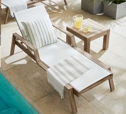 Indio Eucalyptus Square Outdoor Side Table (21")