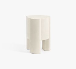 Rockwell Round Concrete Accent Table (14")