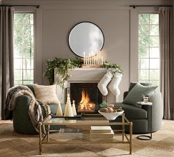 Faux Lit Oversized Avant-Garde Wreath &amp; Garland