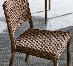 Torrey Wicker Stackable Outdoor Dining Chair