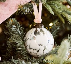 LoveShackFancy Speckle Glass Ornament