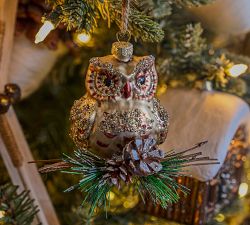 Mercury Owl Ornament