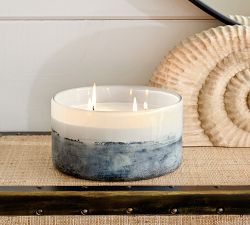 Surfrider Foundation Seadrift Frosted Candle - Pacific Grove