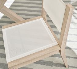 Indio Eucalyptus &amp; Mesh Outdoor Dining Chair