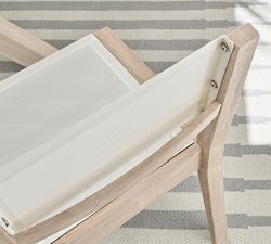 Indio Eucalyptus &amp; Mesh Outdoor Dining Chair