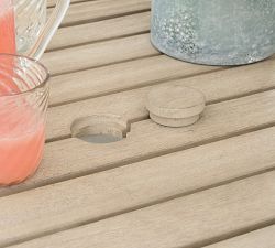 Indio Eucalyptus Outdoor Bar Height Table (32")