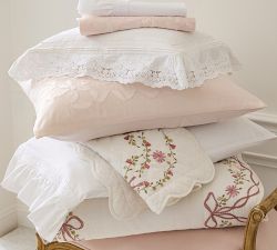 LoveShackFancy Bow Embellished Quilt