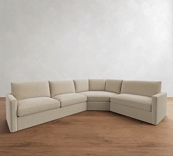Westwood Slim Arm 3-Piece Wedge Sectional (125")