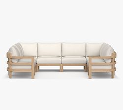 Woodside 8-Piece U-Shaped Outdoor Sectional (127")
