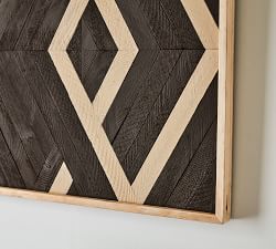 Aleksandra Zee Inlaid Wood - Black &amp; Camel