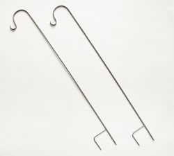 Lyon Zinc Shepherds Hooks - Set of 2