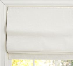 Emery Linen Cordless Roman Blackout Shade
