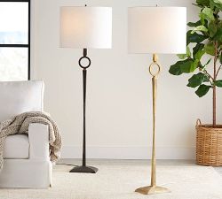 Easton Forged-Iron Floor Lamp (66")