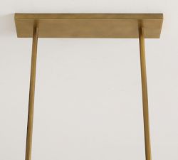 Gemma Crystal Linear Chandelier (41")