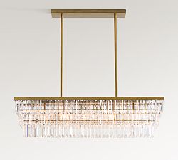 Open Box: Gemma Crystal Linear Chandelier (41")