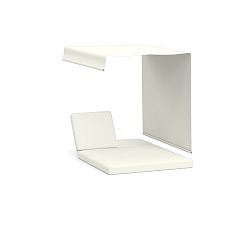 Malibu Outdoor Slipcover Daybed, High Performance Canvas; White