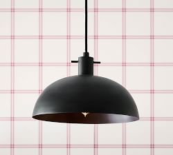 Caufield Metal Dome Pendant (12")