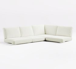 Huntington Outdoor Furniture Cushion Covers -  Slope Arm Sectionals