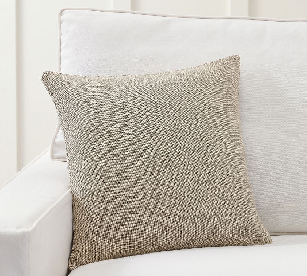 Belgian Linen Pillow - 18", Prewter