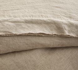 Belgian Flax Linen Double Flange Duvet Cover