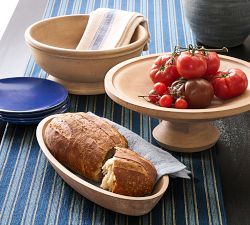 Sierra Wood Low Oval Bowl