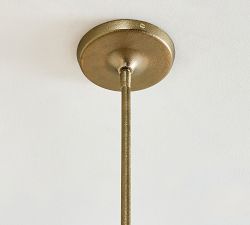 Botanical Forged Iron Oval Chandelier (50")