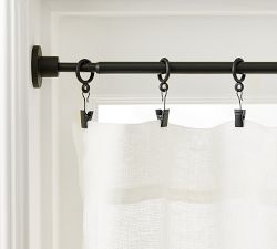 Inside Mount Café Curtain Rod