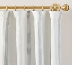Harbor Striped Blackout Curtain