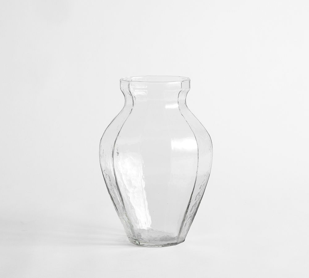 Hammered Glass Vase- Medium