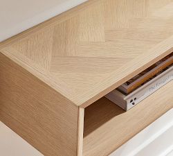 Blair Herringbone Floating Cubby (36")