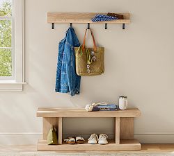 Newport Shelf With Hooks (36")