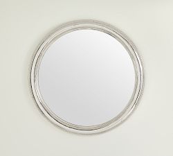 Silver Beaded Mirror
